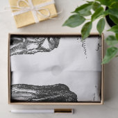 かわいいヴィンテージカントリー牛のパーティー組織 薄葉紙 (ギフト)