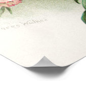 かわいいヴィンテージカーネーションのホームデコールポスター ポスター (角)