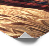 かわいいヴィンテージガールイラストレーション ポスター (角)