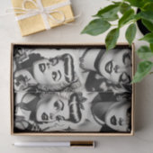 かわいいヴィンテージガールイラストレーション 薄葉紙 (ギフト)