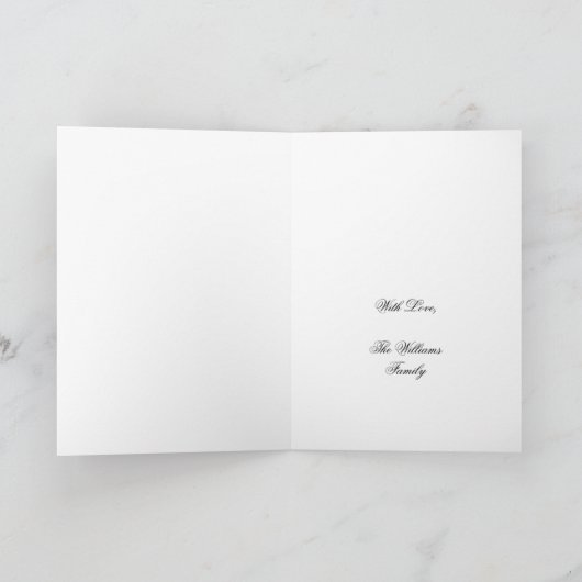 かわいいヴィンテージガールイースターエッグハッピーイースター シーズンカード (内部)