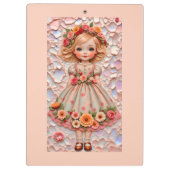 ～かわいいヴィンテージガール～クリップボード クリップボード (裏面)