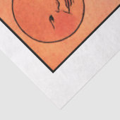 かわいいヴィンテージガール&ハロウィーンキャンドルw/Witch顔 薄葉紙 (詳細)