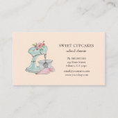 かわいいヴィンテージキッチンミキサーベーカリー名刺 名刺 (正面)