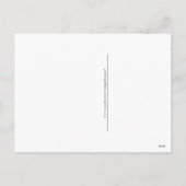 かわいいヴィンテージキツネクリスマスシーン シーズンポストカード (裏面)