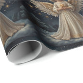 かわいいヴィンテージクリスマスエンジェル ラッピングペーパー (ロールコーナー)