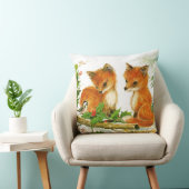 かわいいヴィンテージクリスマスキツネ クッション (椅子)