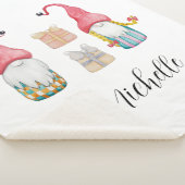 かわいいヴィンテージクリスマスギフト格言 シェルパブランケット (3/4)