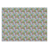 かわいいヴィンテージクリスマスクオッカ テーブルクロス (正面(横))