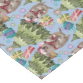 かわいいヴィンテージクリスマスクオッカ テーブルクロス (アングル)