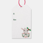 かわいいヴィンテージクリスマスベビーヤギ – Joy ギフトタグ