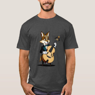 かわいいヴィンテージコヨーテのシャツのピッコロ音楽 Tシャツ