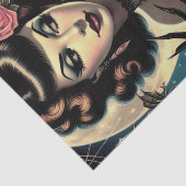 かわいいヴィンテージゴシックガール 薄葉紙 (詳細)