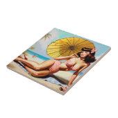 かわいいヴィンテージサマーピンアップ タイル (側面)