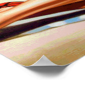 かわいいヴィンテージサマーピンアップ ポスター (角)