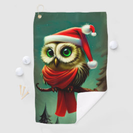 かわいいヴィンテージサンタクロウクリスマス ゴルフタオル