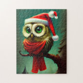 かわいいヴィンテージサンタフクロムクリスマスホリデー ジグソーパズル (縦)