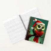 かわいいヴィンテージサンタフクロムクリスマスホリデー ノートブック (内部)