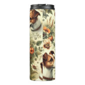 かわいいヴィンテージジャックラッセルテリア タンブラー (裏面)