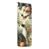 かわいいヴィンテージジャックラッセルテリア タンブラー (回転右)