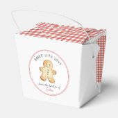 かわいいヴィンテージジンジャーパンクッキーマン フェイバーボックス (裏面サイド)