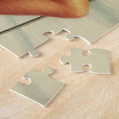 かわいいヴィンテージスキージャンプ ジグソーパズル (側面)