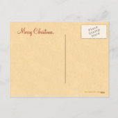 かわいいヴィンテージスコッチドッグ シーズンポストカード (裏面)