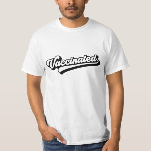 かわいいヴィンテージスタイルが予防接種を受けたTシャツ Tシャツ