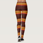 かわいいヴィンテージストライプ装飾用クッション レギンス (裏面)