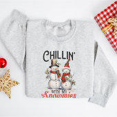 かわいいヴィンテージスノーマンクリスマス スウェットシャツ