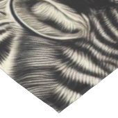 かわいいヴィンテージゼブラパターン テーブルクロス (アングル)