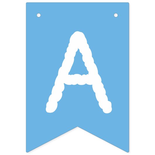 かわいいヴィンテージテディベアスカイライターハッピーバースデー バンティングフラッグ (第3の旗)