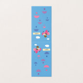 かわいいヴィンテージテディベアパイロットピンクギフトテーブルサイン (外部フラット)