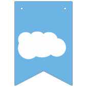 かわいいヴィンテージテディベアパイロットボーイベビーシャワー バンティングフラッグ (第1の旗)