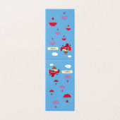 かわいいヴィンテージテディベアパイロット赤いギフトテーブルサイン (外部フラット)