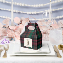 かわいいヴィンテージテディ赤ちゃんシャワー フェイバーボックス