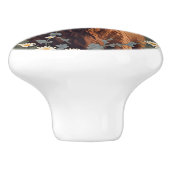 かわいいヴィンテージハイランドカウズ セラミックノブ (側面)