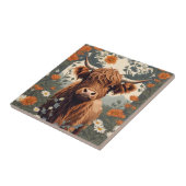 かわいいヴィンテージハイランドカウズ タイル (側面)