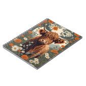 かわいいヴィンテージハイランドカウズ ノートブック (左側)