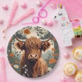 かわいいヴィンテージハイランドカウズ ペーパープレート (パーティー)