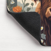 かわいいヴィンテージハイランドカウズ マウスパッド (コーナー)