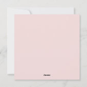 かわいいヴィンテージハッピーバースデーバラケーキ シーズンカード (裏面)