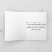 かわいいヴィンテージハッピーファーザー・デイ・カードfrom Daughter カード (内部)