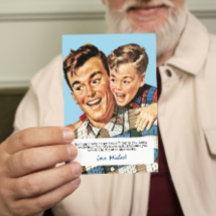 かわいいヴィンテージハッピー父親の日から息子の挨拶