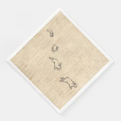 かわいいヴィンテージバニーをテーマにしたジャンピングラビットアート (コーナー)