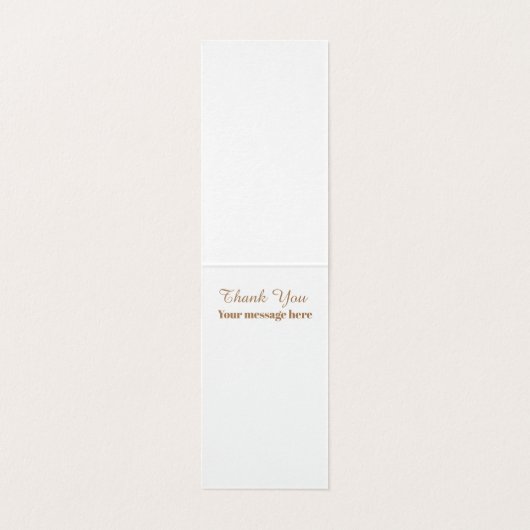 かわいいヴィンテージバラにメッセージサンキューカードを追加 (内部フラット)