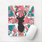 かわいいヴィンテージバライギリスユニオンジャック国旗鹿頭 マウスパッド (マウス)