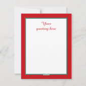 かわいいヴィンテージバレンタインのカップルの子供 シーズンカード (裏面)