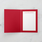 かわいいヴィンテージバレンタインガール追加気持ち シーズンカード (内部)