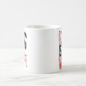 かわいいヴィンテージバレンタインデー コーヒーマグカップ (中央)